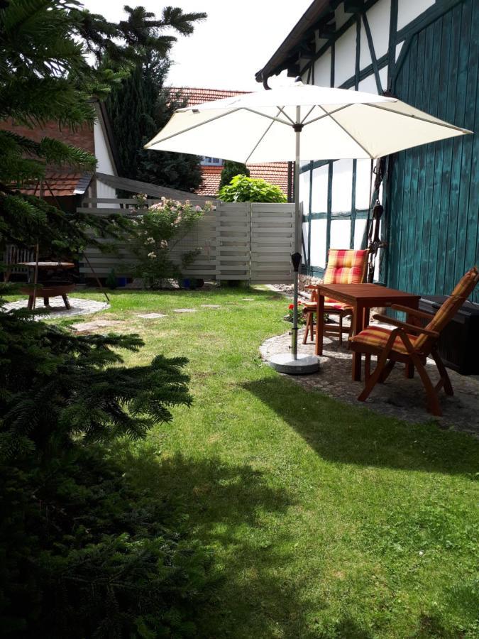 Feriendomizil Annette'S Scholle Lägenhet Sondershausen Exteriör bild
